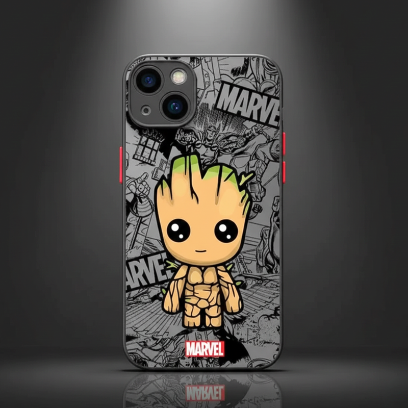 Case Baby Groot Cartoon