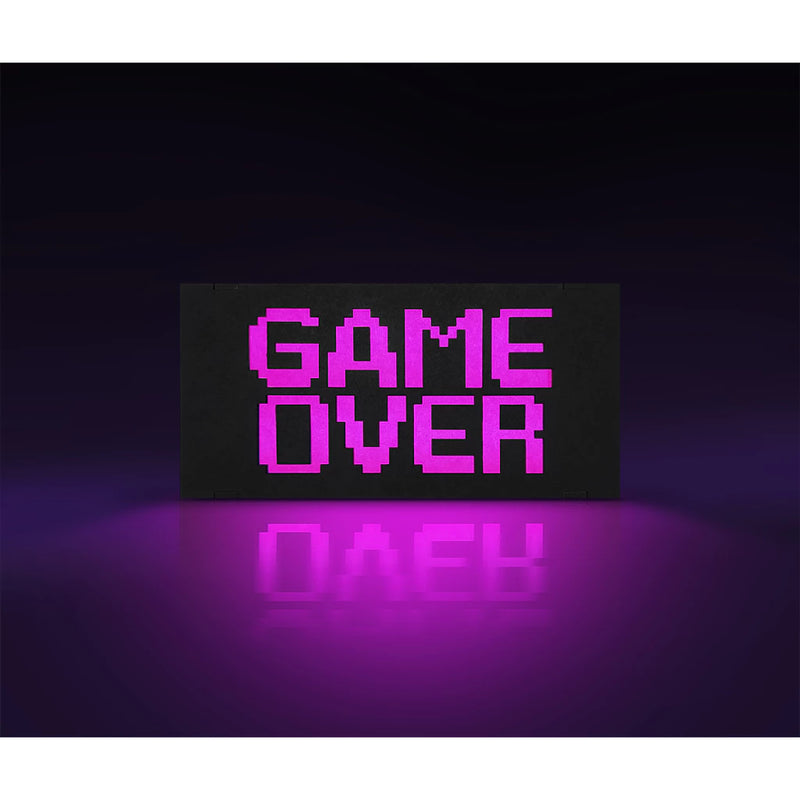 Luminária ''Gamer Over'' Com Led Bivolt
