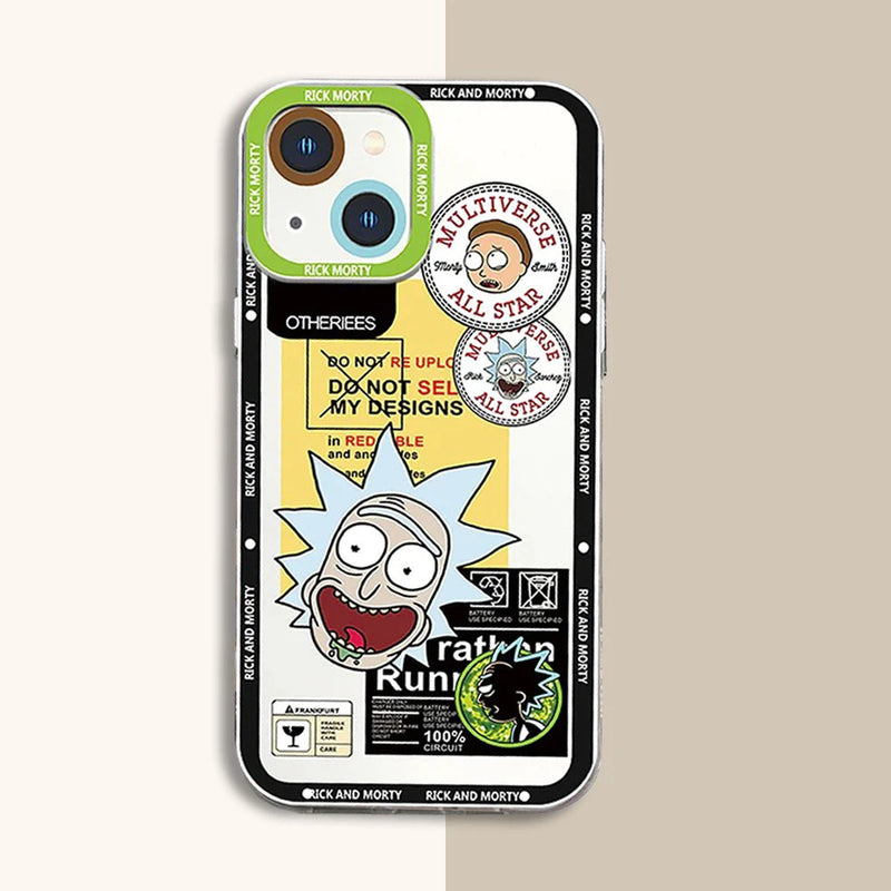 Case Rick e Morty - Dólar Cósmico Transparente