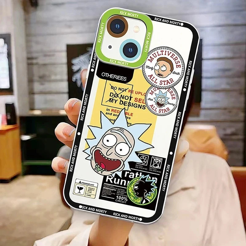 Case Rick e Morty - Dólar Cósmico Transparente